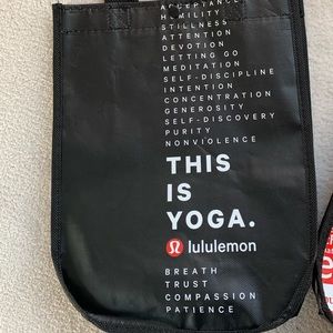 Black Lululemon bag